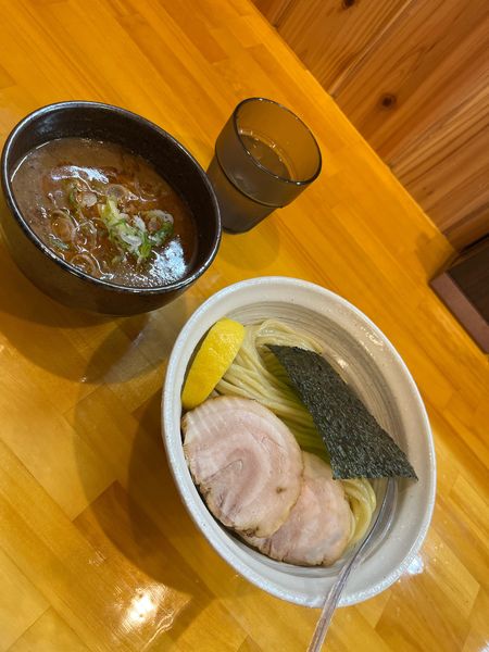 「エビとんつけ麺」@麺処 諭吉 筑西玉戸店の写真