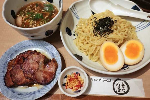 「ちゃーしゅうざるらーめん　1,100円＋縁たま　150円」@与ろゐ屋の写真