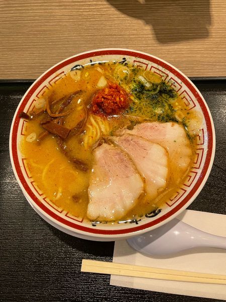 「山形辛味噌らーめん(1000円)」@中華そば専門 田中そば店 ダイバーシティ東京プラザ店の写真