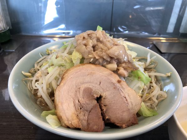 「ミニラーメン(麺200g 豚一切れ)」@かじろうramen7の写真