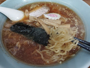 「ラーメン(醤油)(390)＋半チャーハン(350)」@大枡の写真