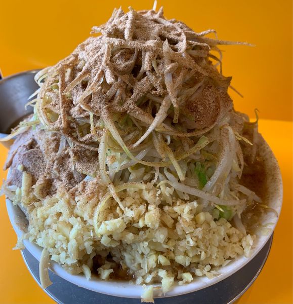 「小ラーメン　ヤサイスクナメアブラ」@ラーメン二郎 八王子野猿街道店2の写真