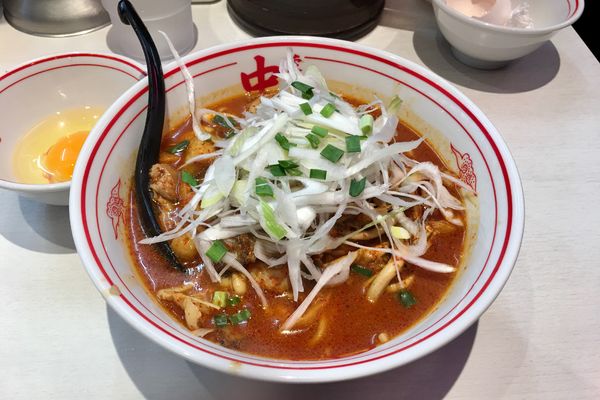 「【限定】北極の秋＋生卵(アプリクーポン) 950円」@蒙古タンメン中本 秋津店の写真