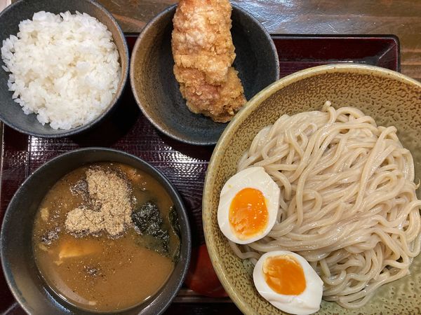 「中盛り、卵、から揚げ」@是・空 金沢藤江店の写真