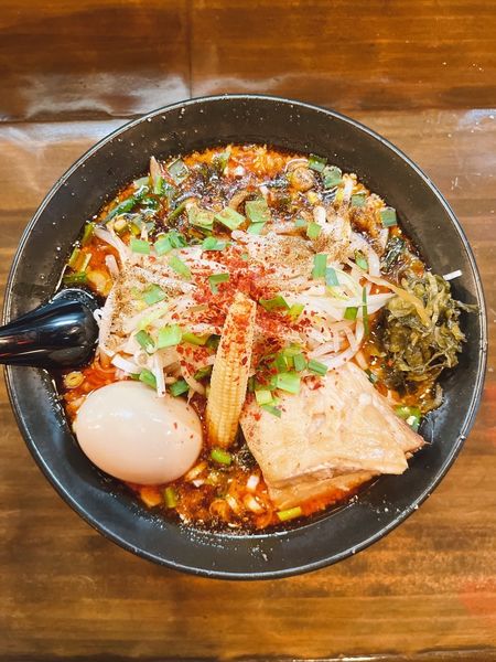 「味玉シビカラ味噌らー麺」@シビカラ味噌らー麺 鬼の目にも涙の写真