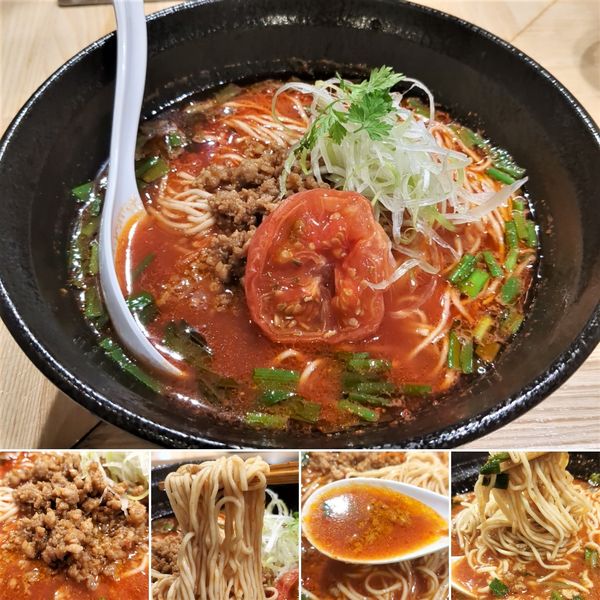 「トマト台湾らーめん(限定)　950円」@中華ソバ ビリケンの写真