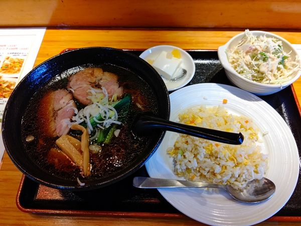 「チャーシュー麺セット858円」@四川料理 福来の写真