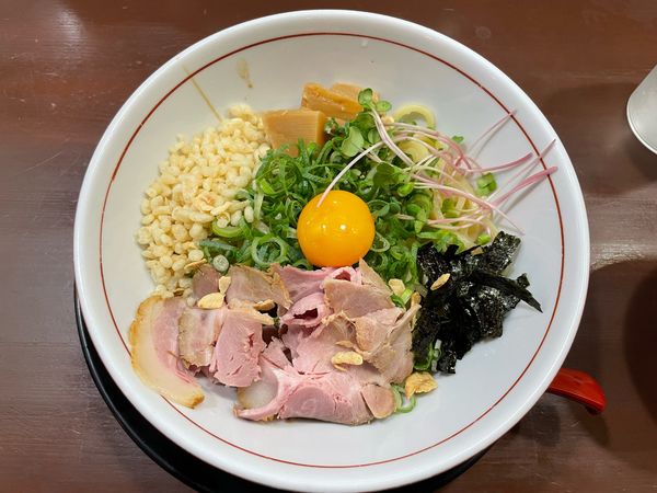 「まぜそば」@麺や 雅流の写真