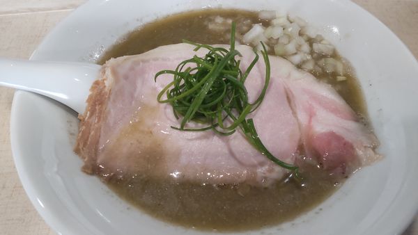 「煮干そば　塩900円」@中華そば ふじ野の写真