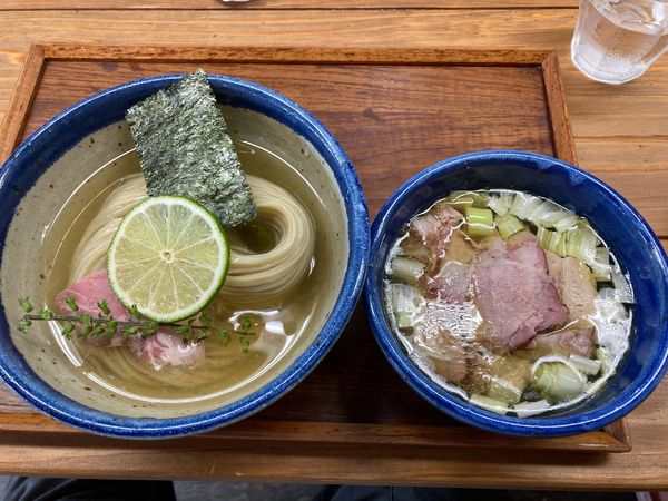 「昆布水つけめん・ちょい肉増し」@YOKOKURA STOREHOUSEの写真