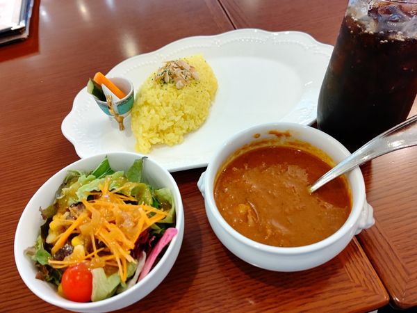 「チキンカリーセット1,760円」@ザ ジョージアンハウス カフェ 高崎タカシマヤ店の写真