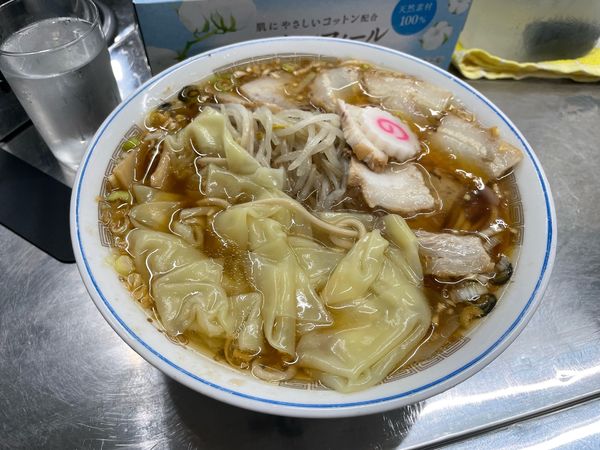 「チャシューワンタンメン + もやし」@中華そば みたかの写真