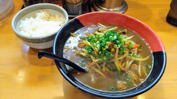 「【数量限定】鶏白湯スパイシーカレー麺 Ver.3+ライス」@麺場 鶏源 TORIGEN 黄金町店の写真