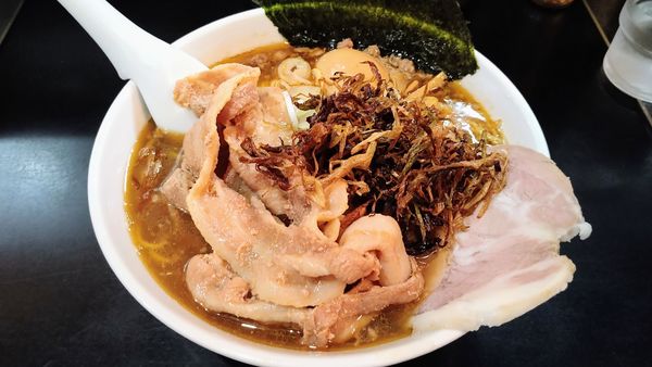 「【限定】オマール海老ヘッド20キロ+焦がし葱」@一条流がんこ総本家分家四谷荒木町の写真