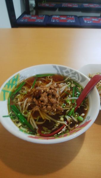 「台湾ラーメン　炒飯セット」@楽餐館の写真