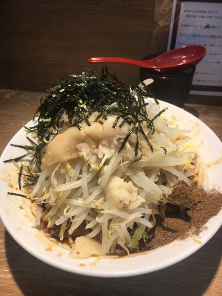 「担麺-TANMEN-ミニ汁無し」@麺屋 浜一の写真