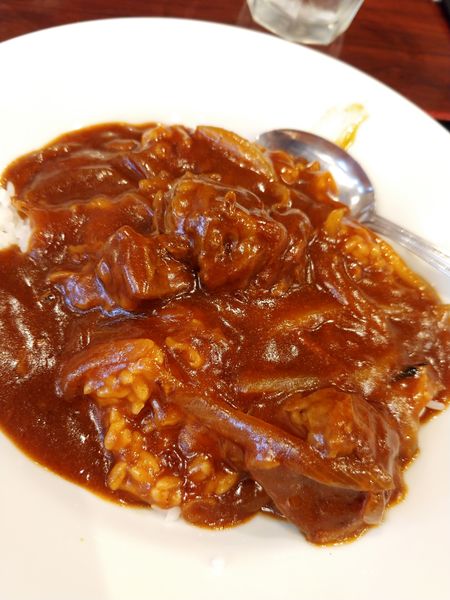 「牛バラ肉カレーご飯」@保昌の写真