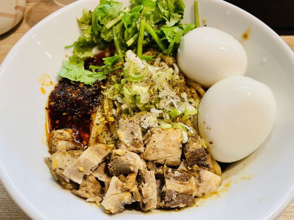 「水戸黄門 大盛 1,000円 煮玉子 100円×2」@馬鹿殿の写真