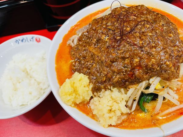 「麻辣タンメン(濃厚) 1,000円」@濃厚タンメン かめしげの写真