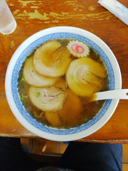 「バラチャーシューメン  ﾒﾝﾏ抜き」@手打ラーメン 味一の写真