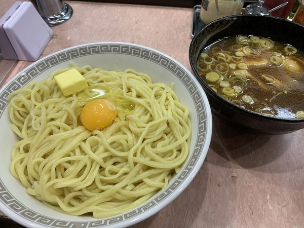 「あつもり（中）バター、生卵」@所沢大勝軒の写真