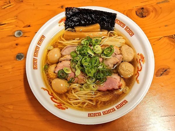 「【カネキッチンヌードル】地鶏と鴨ロースの醤油そば」@大つけ麺博 2022の写真