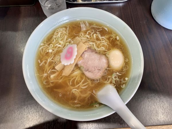 「味玉らー麺 大盛 930円＋150円」@煮干らー麺 カネショウ 四街道の写真