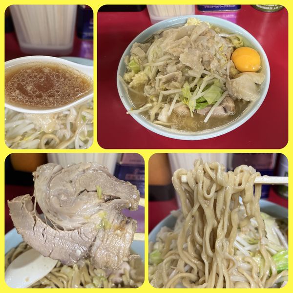 「小ラーメン¥830+生卵¥50」@ラーメン二郎 中山駅前店の写真