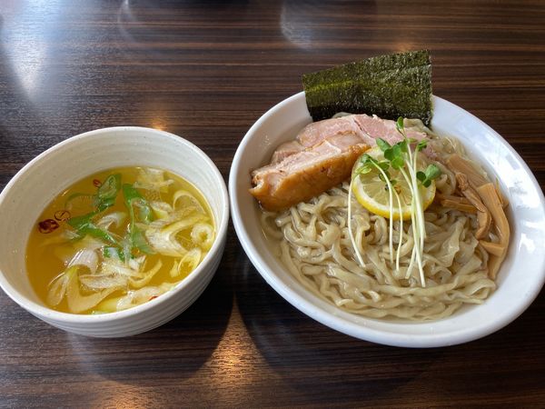 「剣豪流昆布水つけめん・大盛」@ら〜めん剣豪の写真