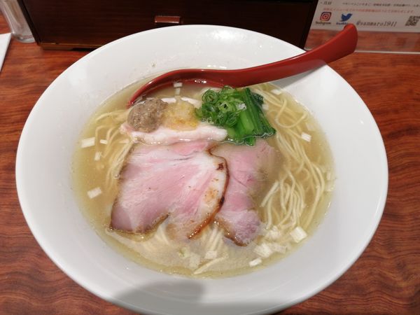 「塩そば　　900円」@三馬路 東京店の写真