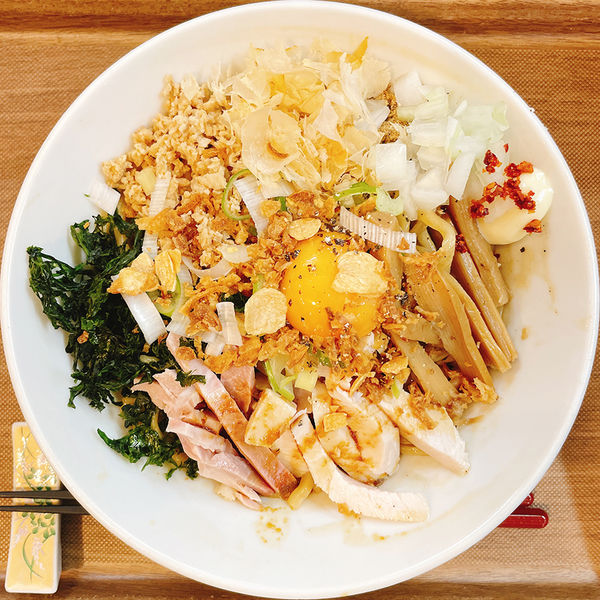 「特製まぜそば」@つけめん さなだの写真