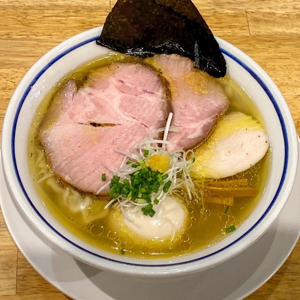 「特製中華そば（塩）¥1,250」@手打式超多加水麺 ののくらの写真