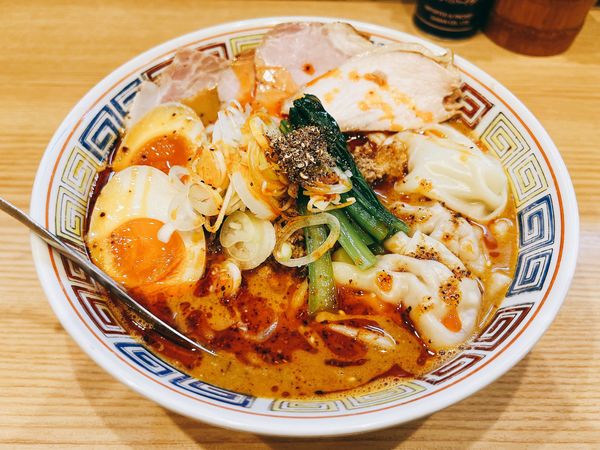 「特製担々麺」@ほっこり中華そば もつけの写真