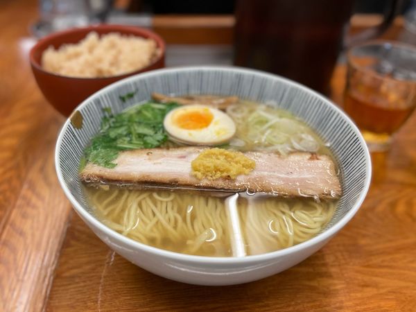 「和風柚子柳麺¥760、茶飯¥180」@麺屋ひょっとこの写真