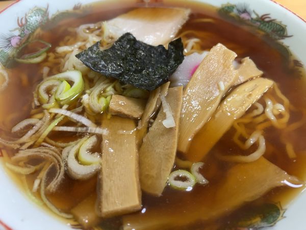 「中華そば600円」@大橋屋食堂の写真