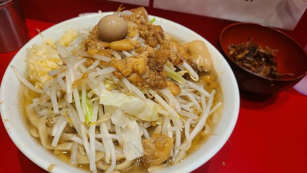 「ラーメン少なめ、焦がしねぎ」@麺屋HEROの写真