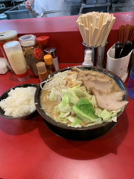 「コテ野菜ラーメン」@家系ラーメン 王道 神道家の写真