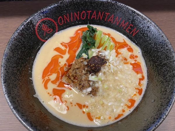 「白ゴマ坦々麺」@鬼の担々麺 ときわ台店の写真