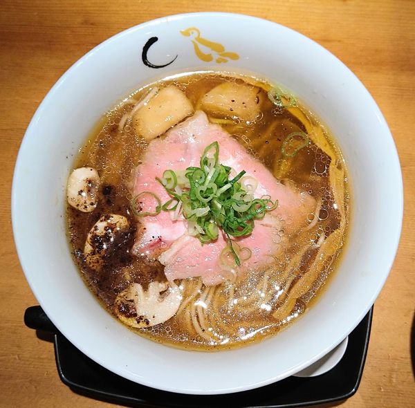 「そば(醤油)＋のり玉ねぎめし(生卵かけ)」@SOBAHOUSE 金色不如帰 新宿御苑本店の写真