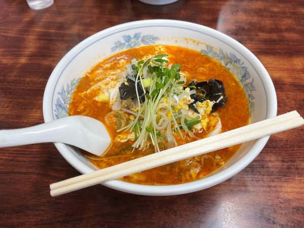 「激辛玉子スープメン【830円】」@ラーメン日本一の写真