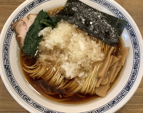 「ラーメン　＋　タマネギ」@らぁ麺 浅川の写真