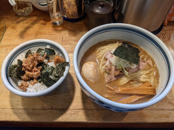 「ちゃあしゅうごはんセット+味玉」@こうかいぼうの写真