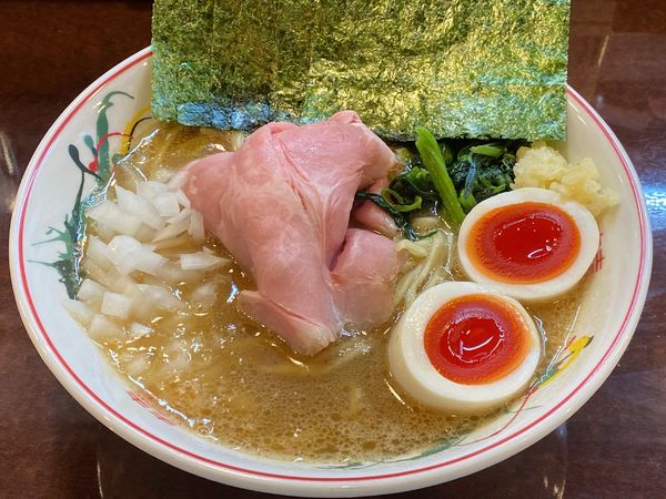 「豚骨醤油ラーメン 海苔 味玉」@こいけのいえけいの写真