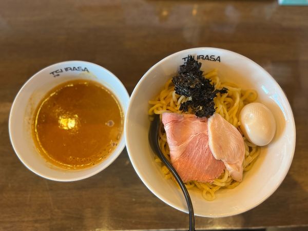 「辛つけめん＋たまご」@ラーメン翼の写真