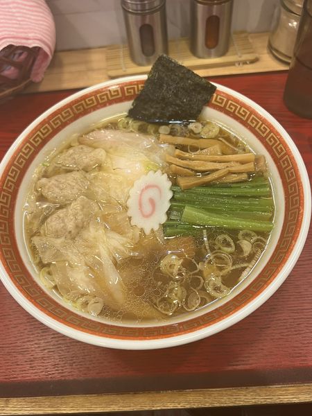 「ワンタン麺1080円」@麺創庵 砂田の写真