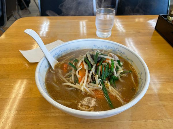 「味噌らーめん　550円」@ぎょうざの満洲 河辺北口店の写真