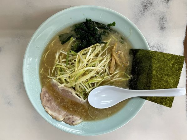 「ねぎラーメン 並」@◯つばき食堂の写真