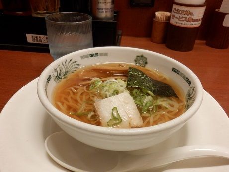 「半ラーメン」@日高屋 経堂農大通店の写真