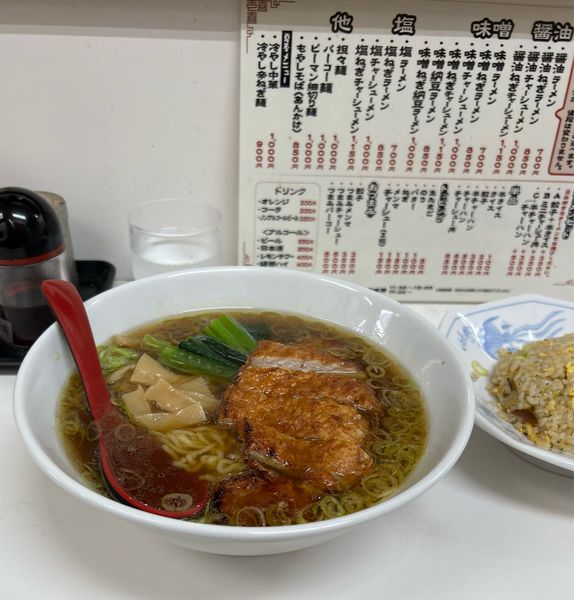 「パーコー麺＋半チャーハン」@ラーメン壱喜の写真