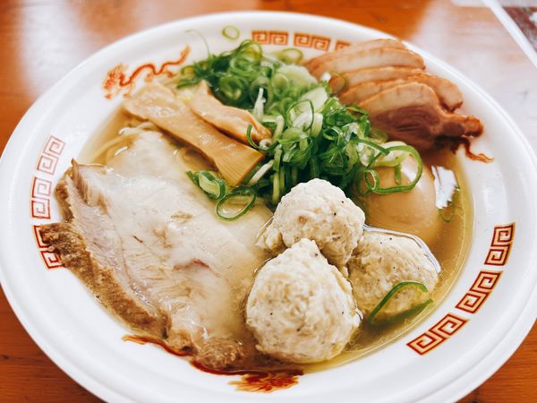 「上州地鶏極上塩らーめん」@大つけ麺博 2022の写真